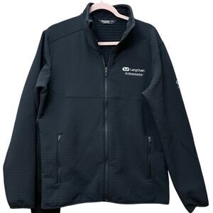 Outdoor Research Grid Soft Shell Jacket Size Large Black Company Logo